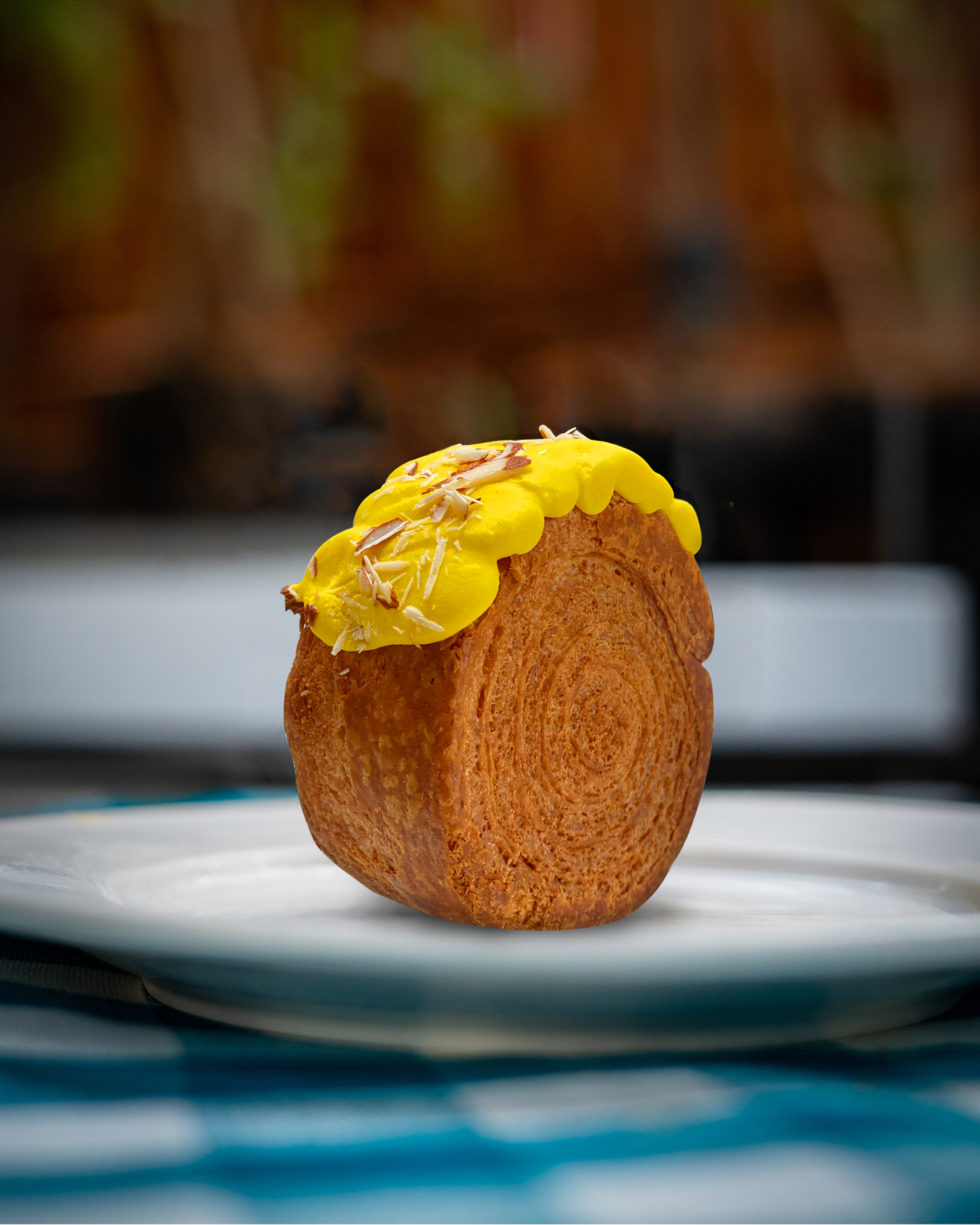 Extreme Croissant-Lemon Curd & Hazelnut Craquelin