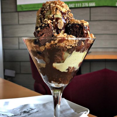 Crunchy Gelato Sundae