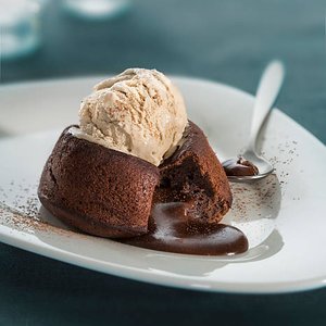 Molten Lava + Chocolate Ice Cream