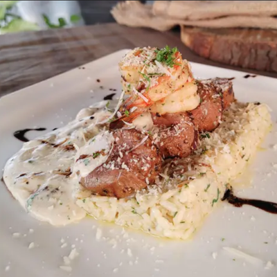 Surf and Turf Risotto