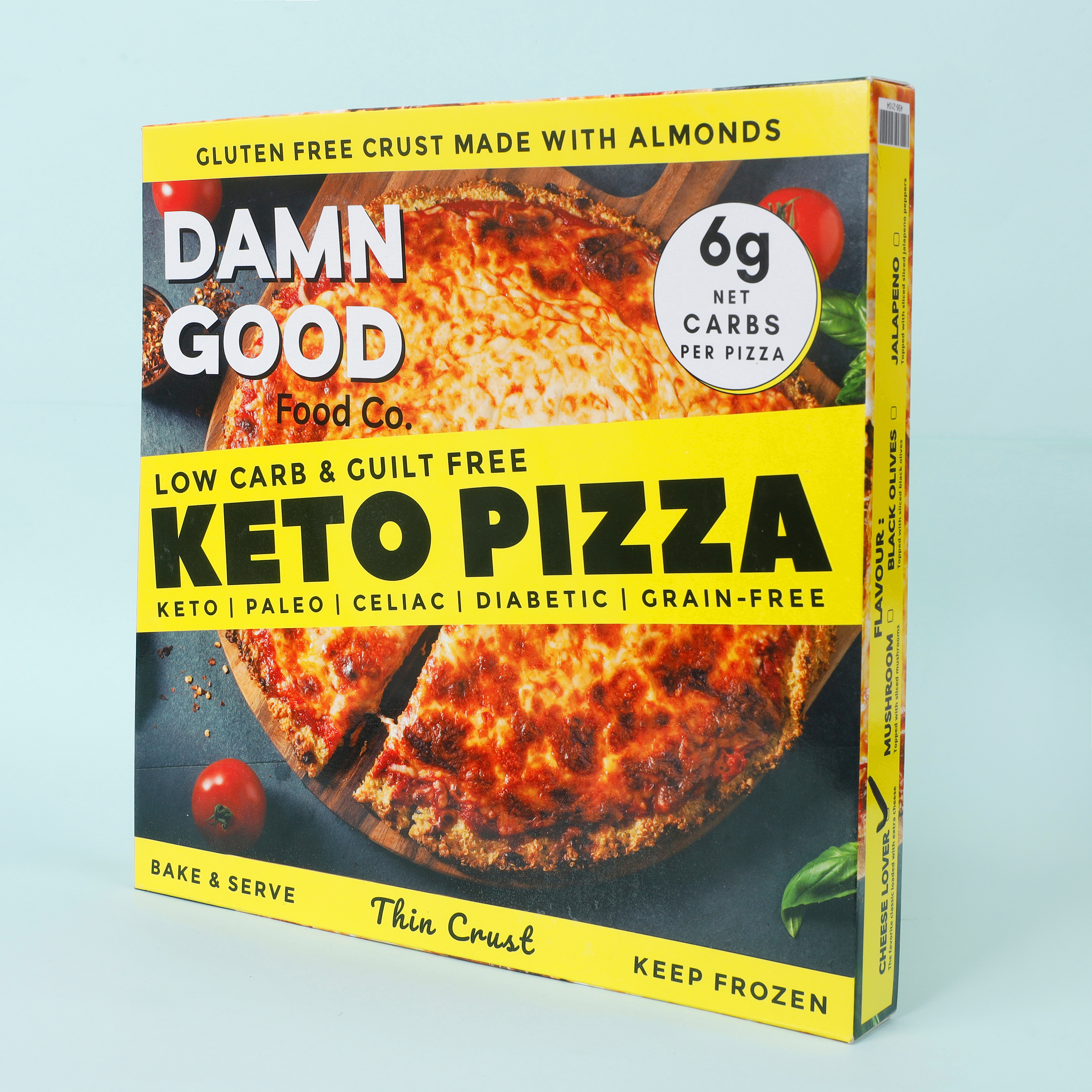Black Olive Keto Pizza Frozen - 10268