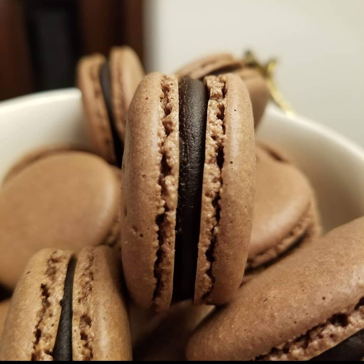 Chocolate Ganache Macarons - 10509