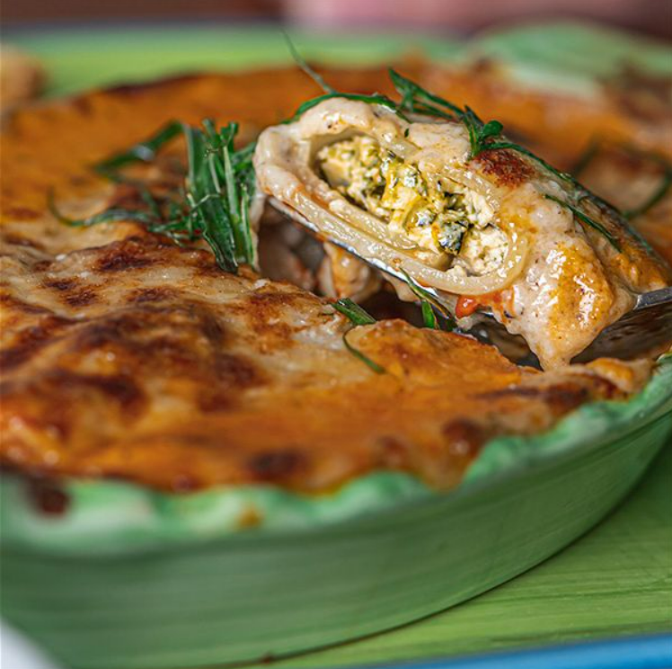 Three Cheese Cannelloni