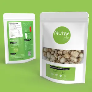 Roasted and Seasoned Fox nuts ( Garlic and Lime) - 11412