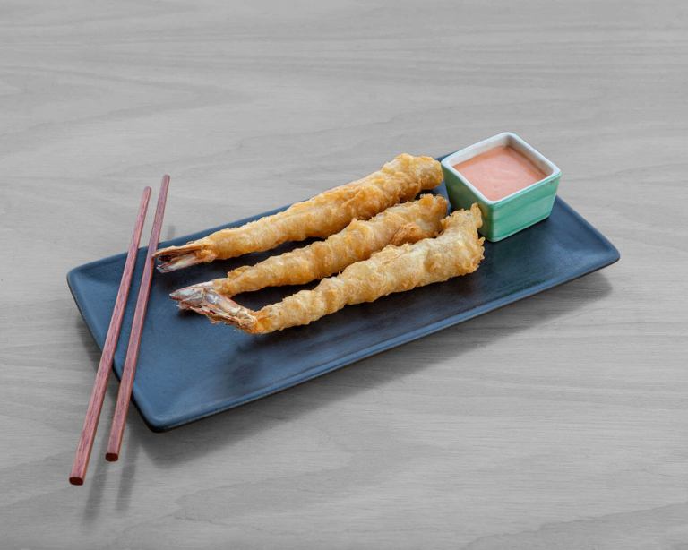 Fiery Tempura Prawns