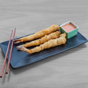 Fiery Tempura Prawns