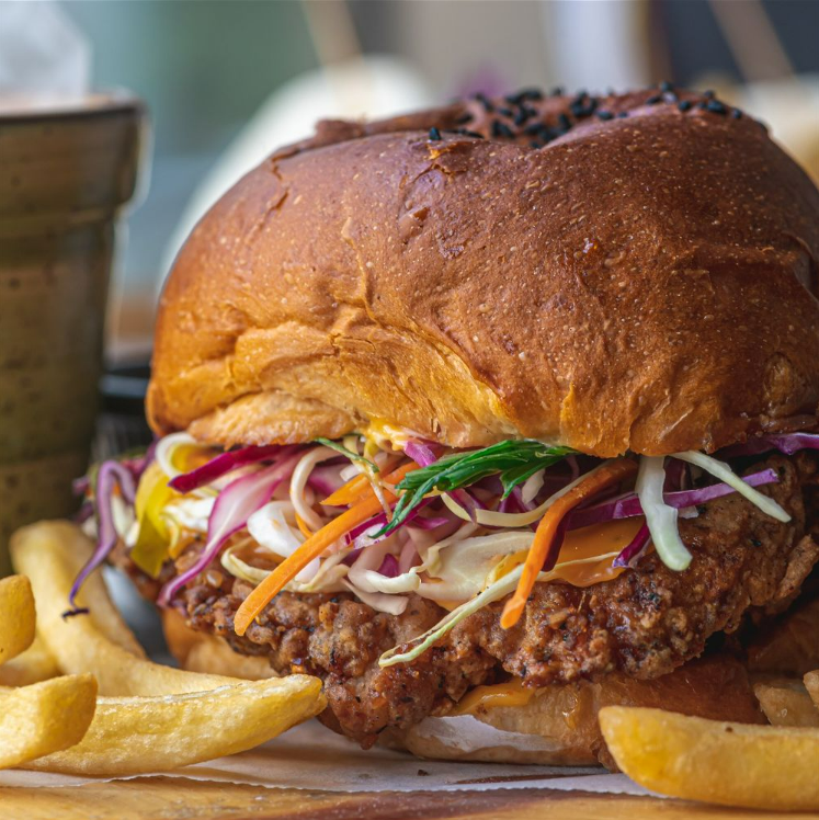 Rina's Sichuan Fried Chicken Sandwich