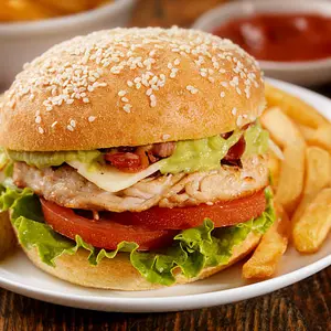 Chicken Patty Burger