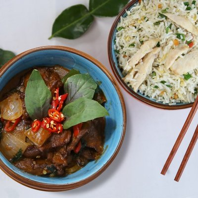 Spicy Basil Beef