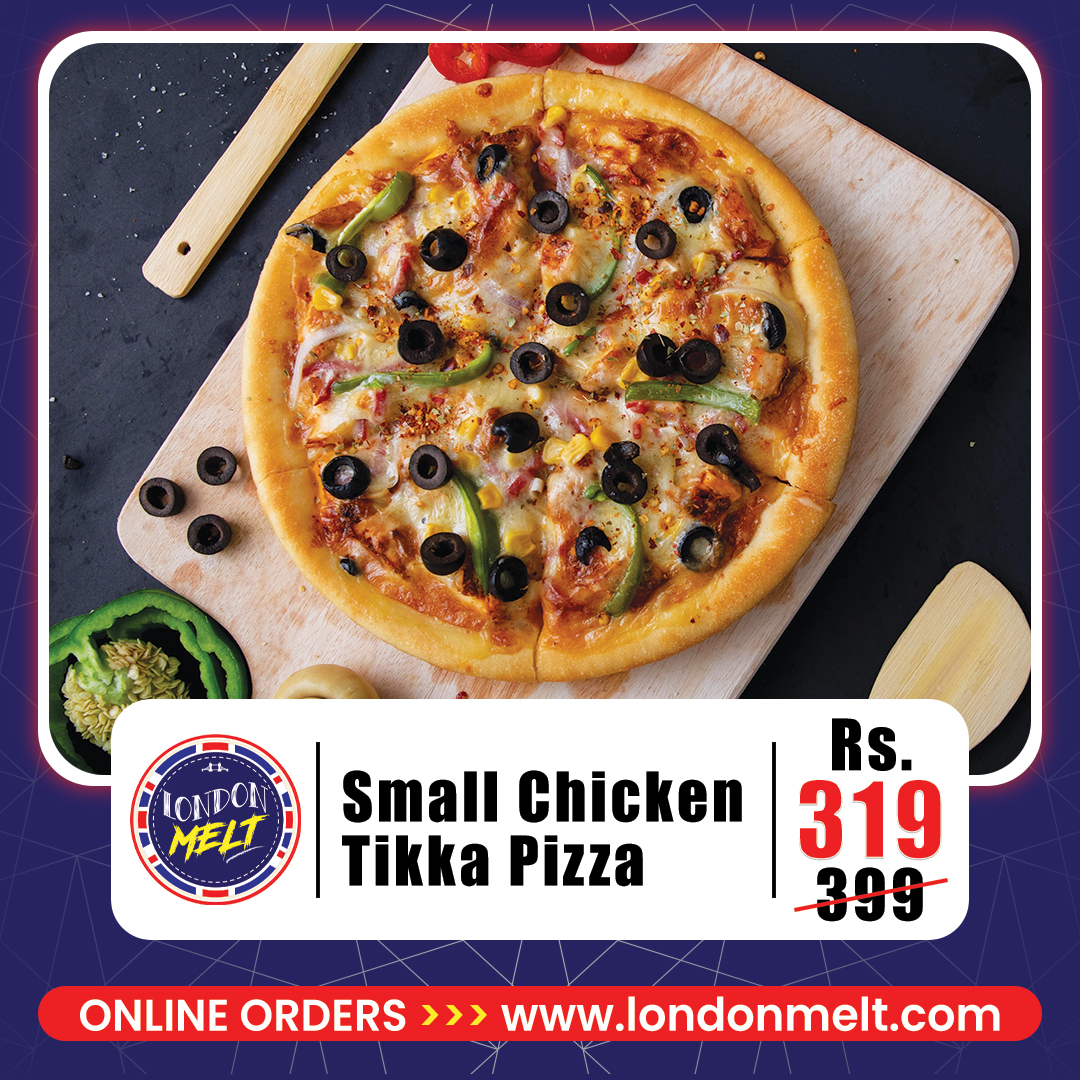 Small Chicken Tikka Pizza