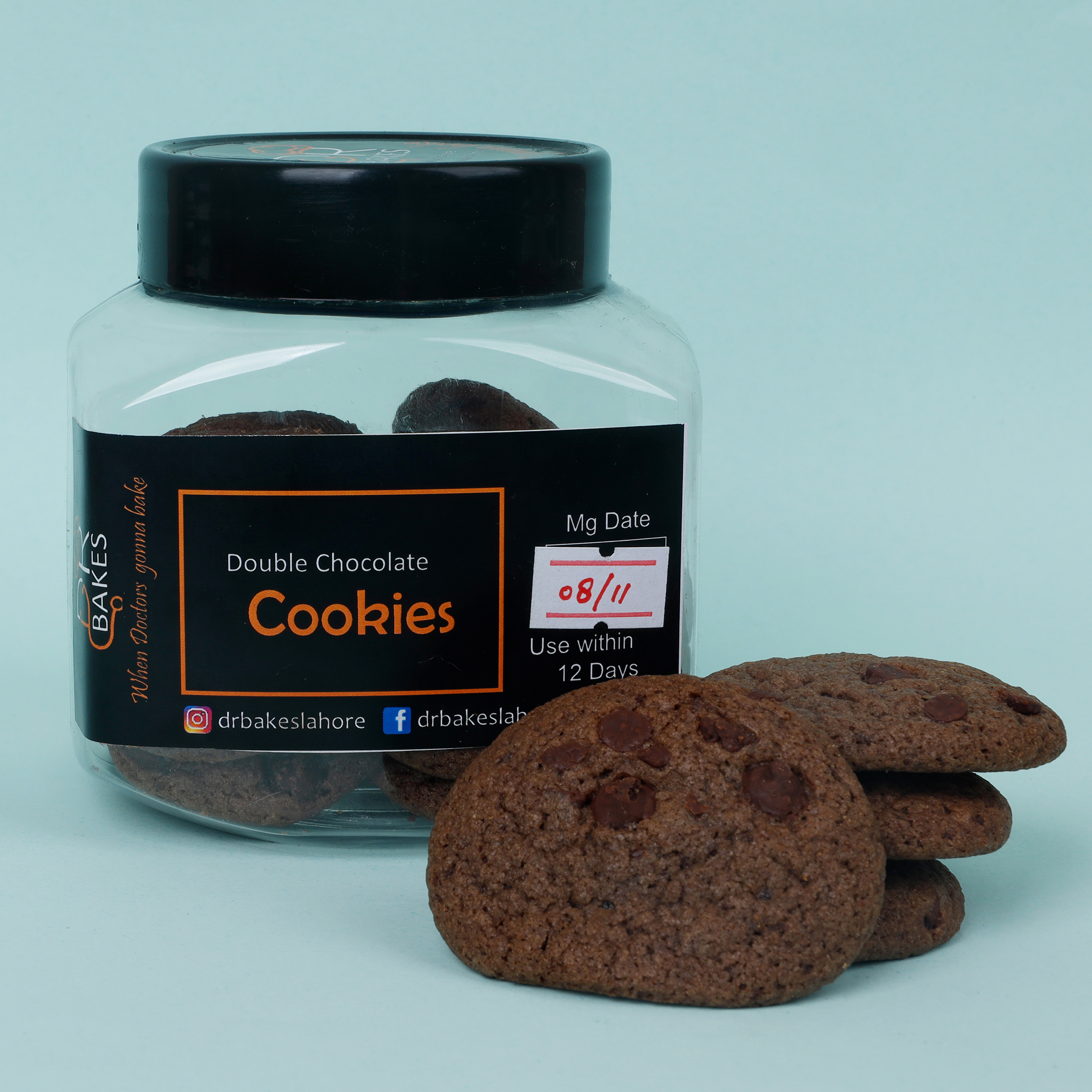 Double Chocolate Chip Cookie Jar - 10763