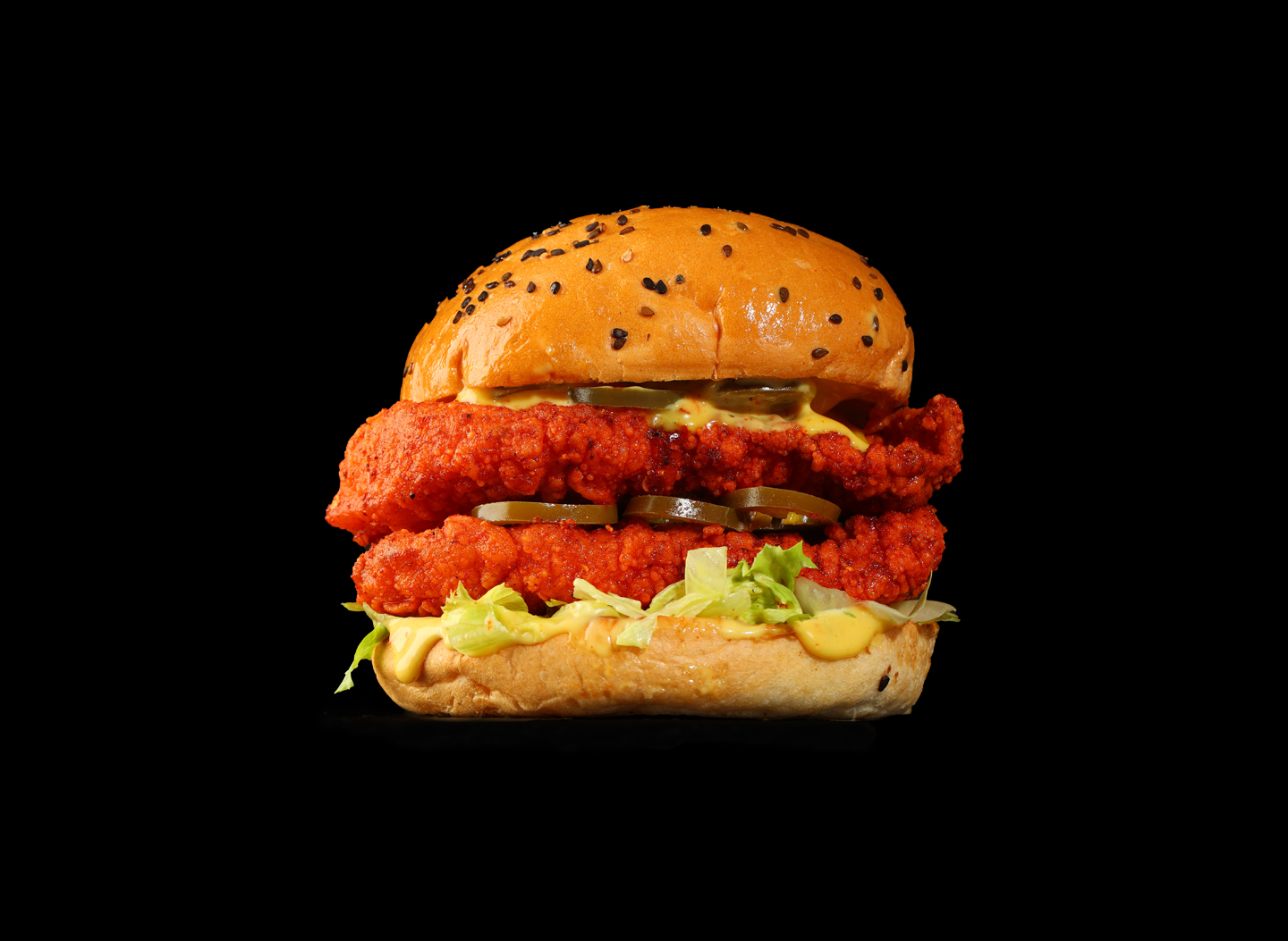 Jumbo Hot Chicken Burger
