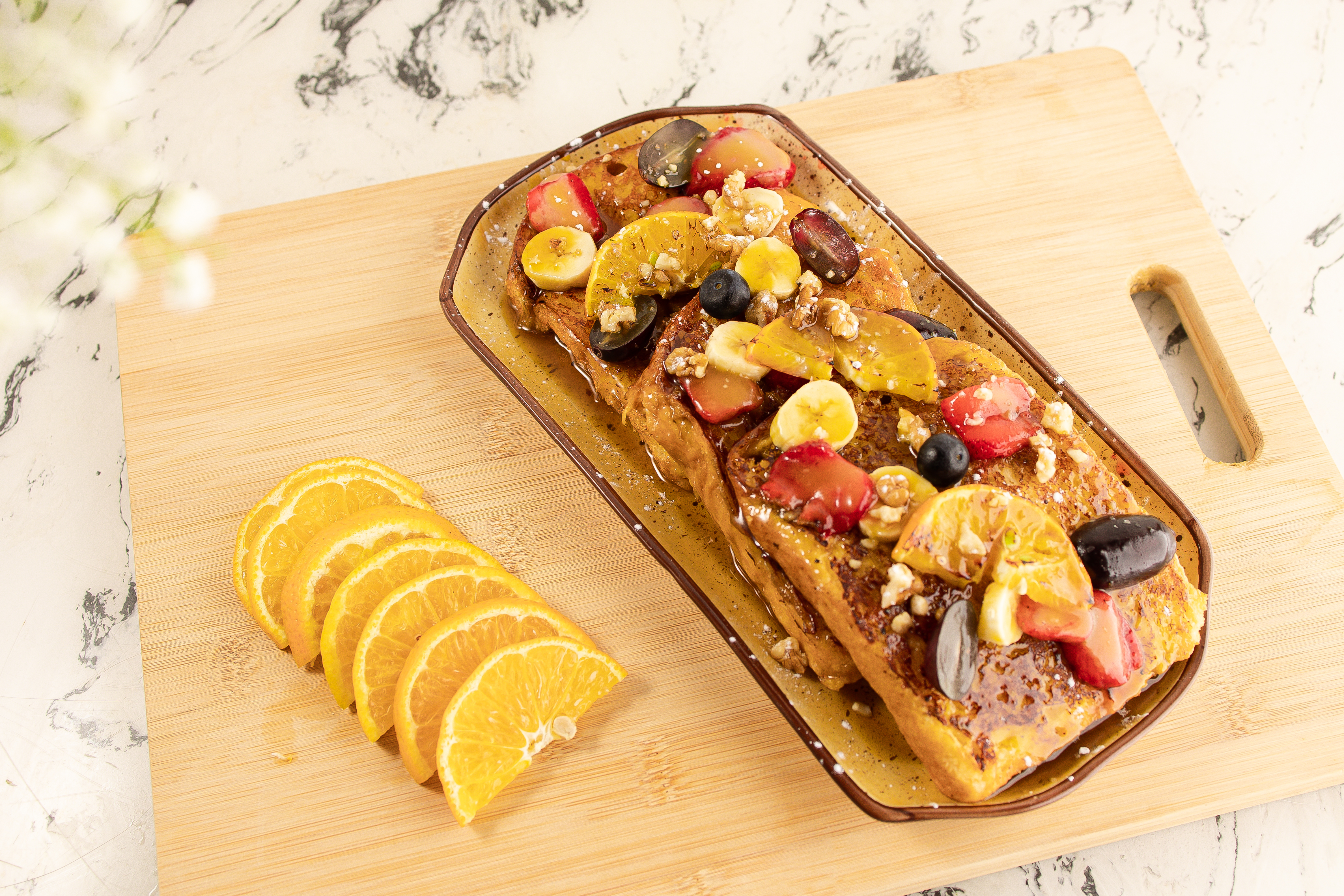 Orange Meringue French Toast