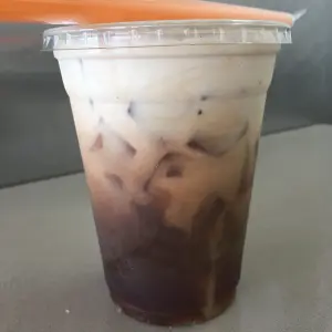 Chocolate fresh milk with pearl