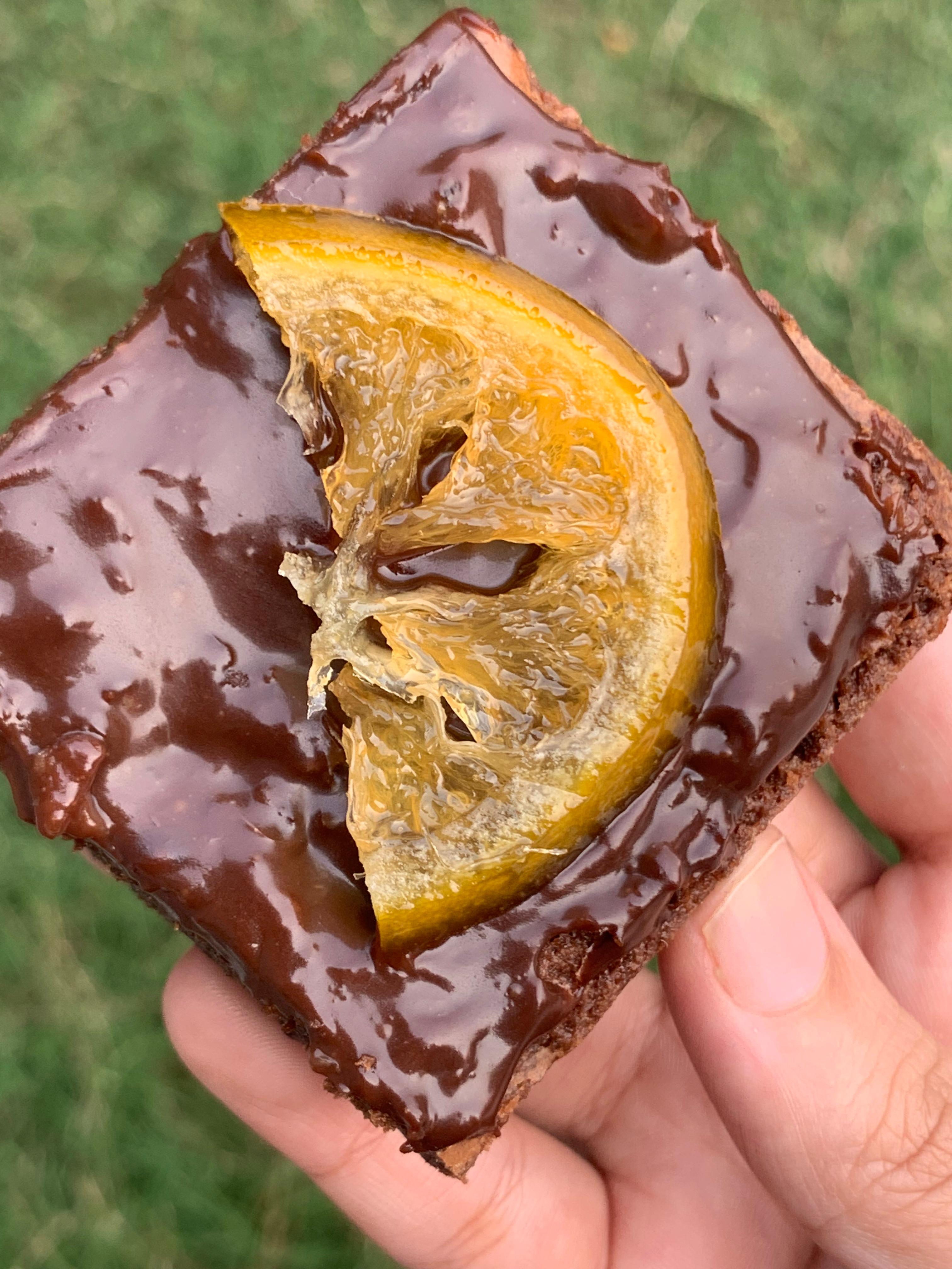 Candied Sweet Lime Fudge Brownies - 11372