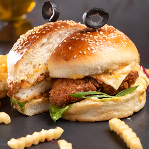 Crispy Fried Fish Burger