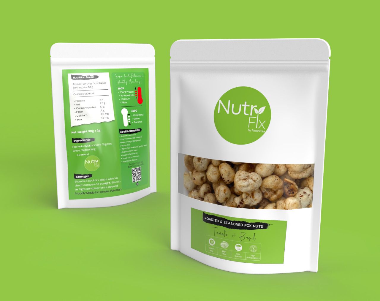 Roasted Fox nuts (Tomato and Basil) - 11418