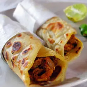 Chicken Double Kabab Roll