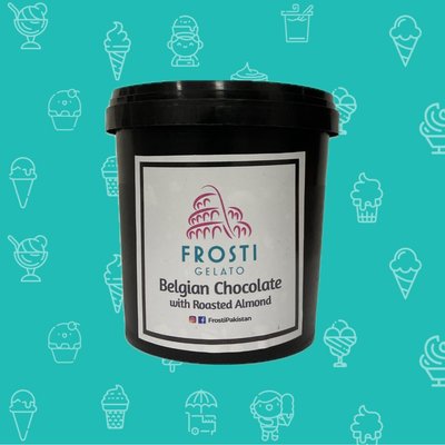 Belgian Chocolate With Almond Ice Cream - 12047