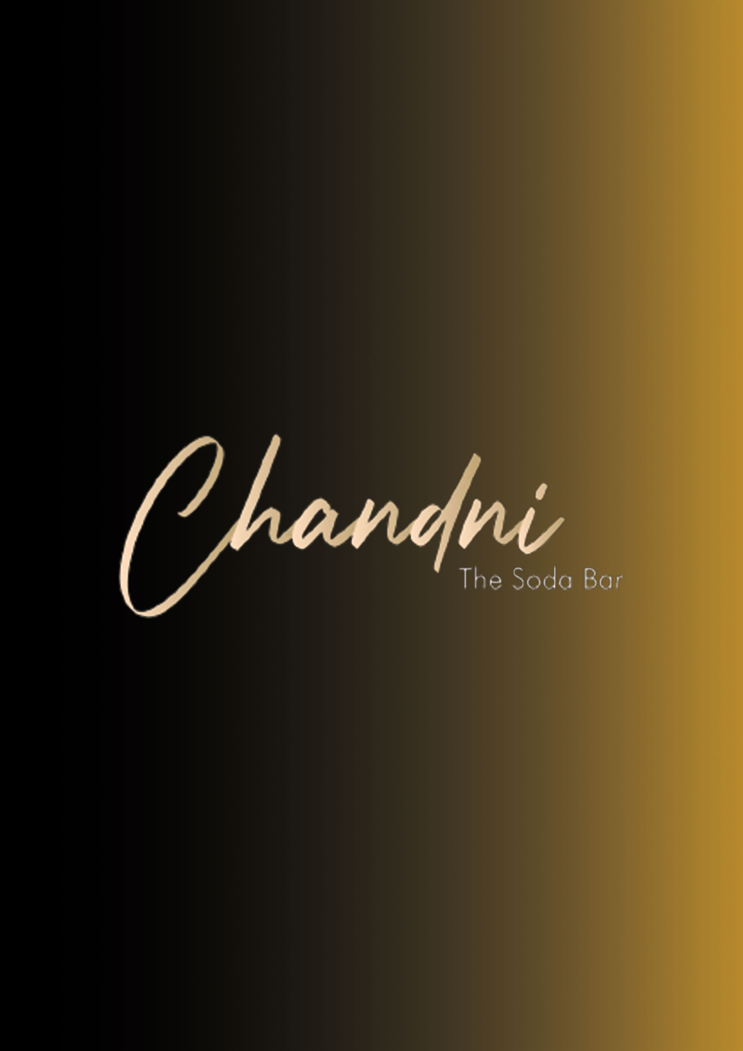 Chandni - The Soda Bar