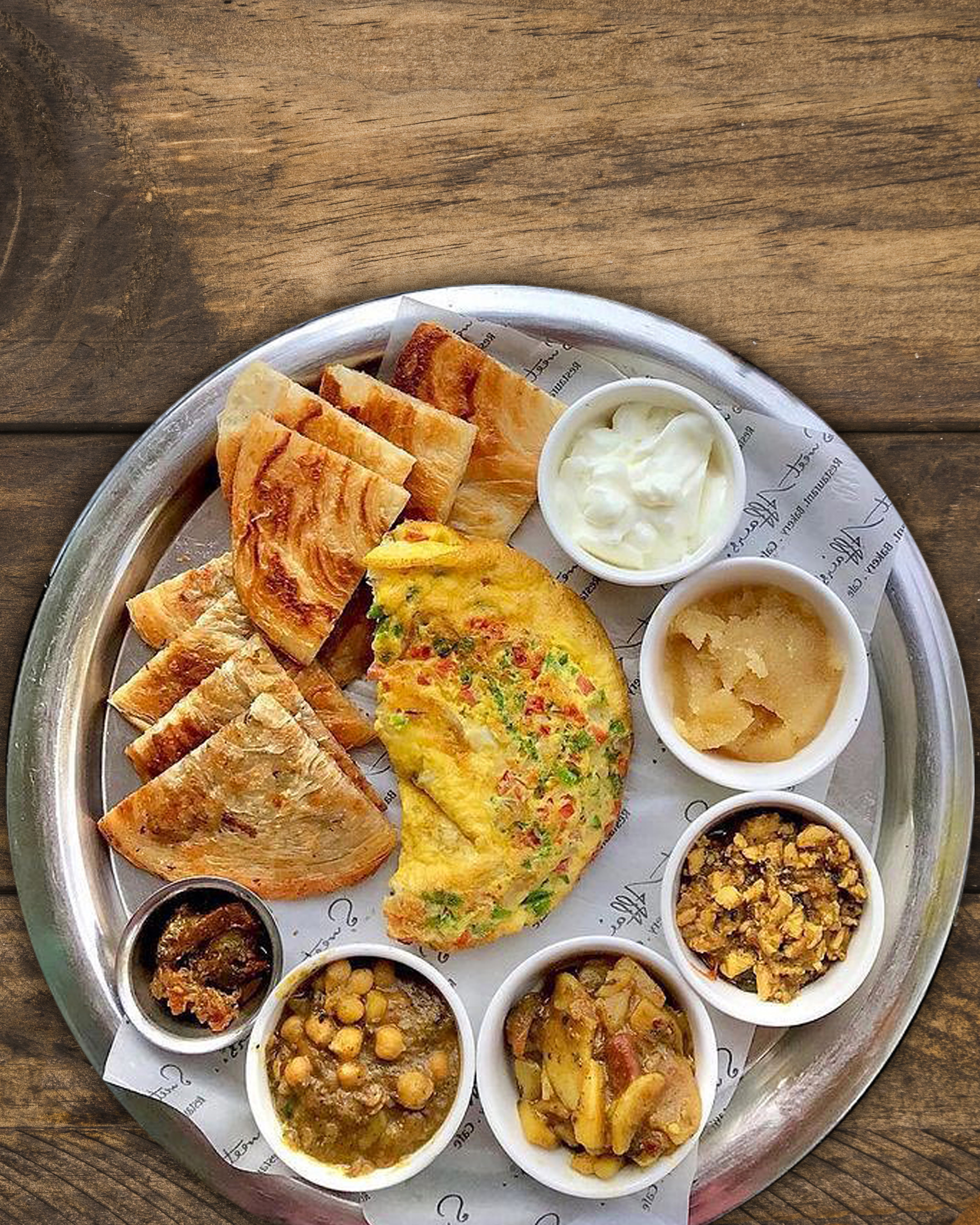 Desi Breakfast Platter (For Two)