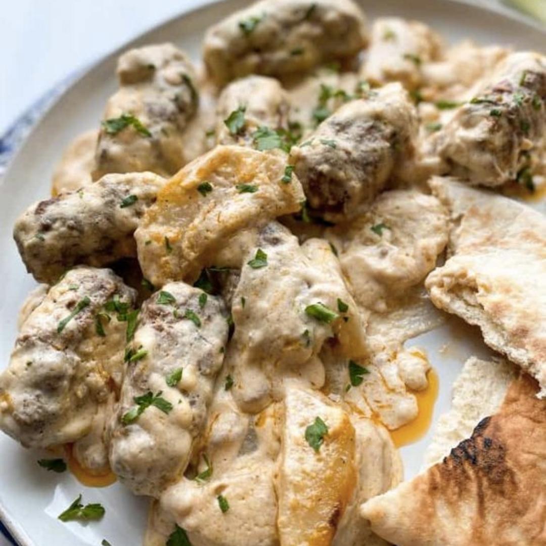 Qufta with Tahina Sauce