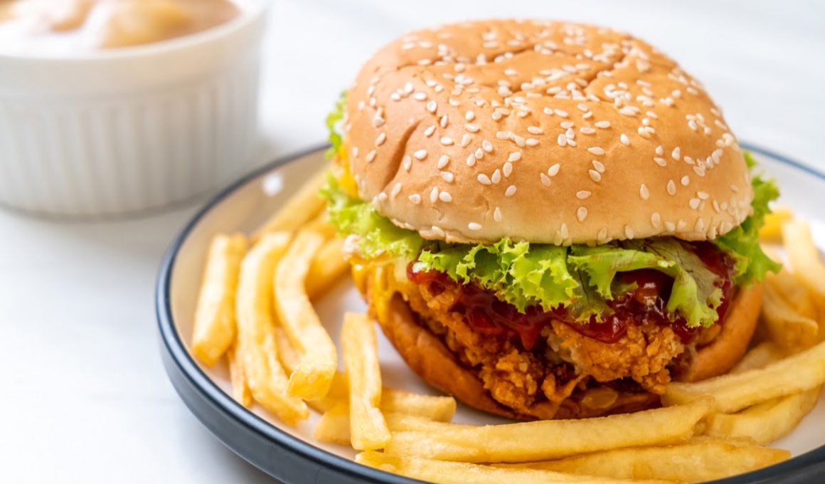 Crunchy Fried Burger