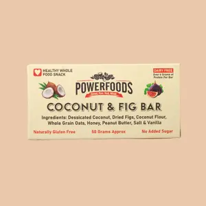 Coconut & Fig Bar (50 Grams Approx) - 11402