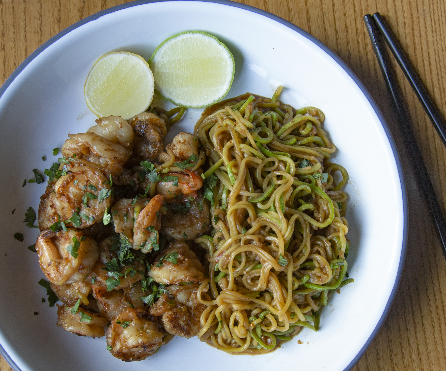 Zucchini Noodles  Chicken