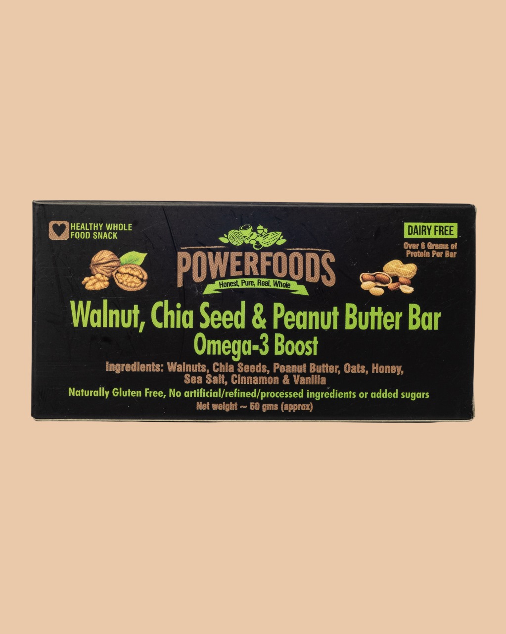 Granola Bar (Walnut Chia Seed & Peanut Butter) 50g - 11400