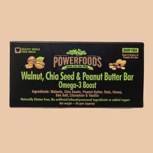 Granola Bar (Walnut Chia Seed & Peanut Butter) 50g - 11400