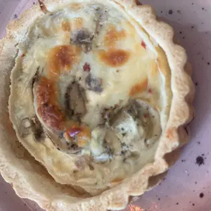 Creamy Mushroom Quiche