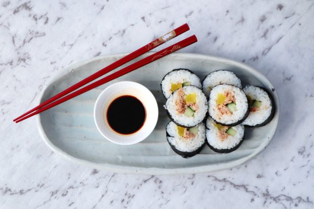 Sushi with extra spice