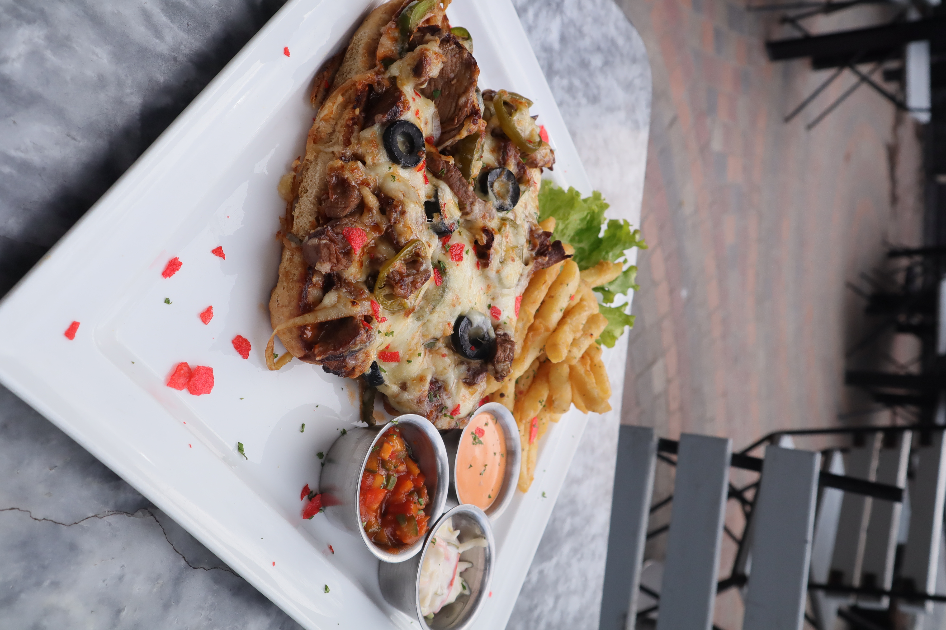 Philly Steak Beef Sandwich 