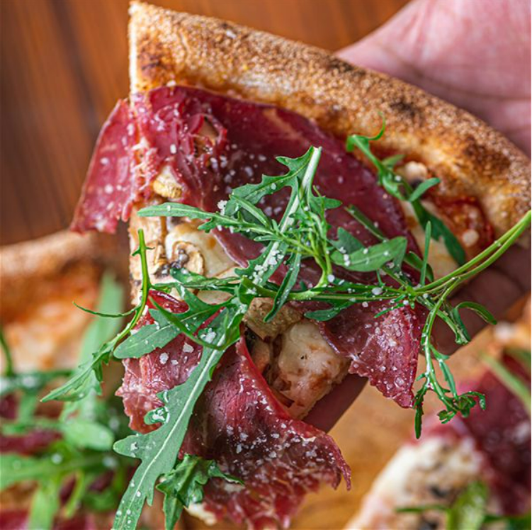 Bresaola with Mushroom