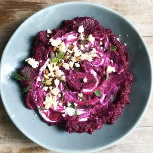 Mutabal with Beetroot