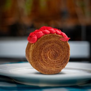 Extreme Croissant-Strawberry Cheesecake