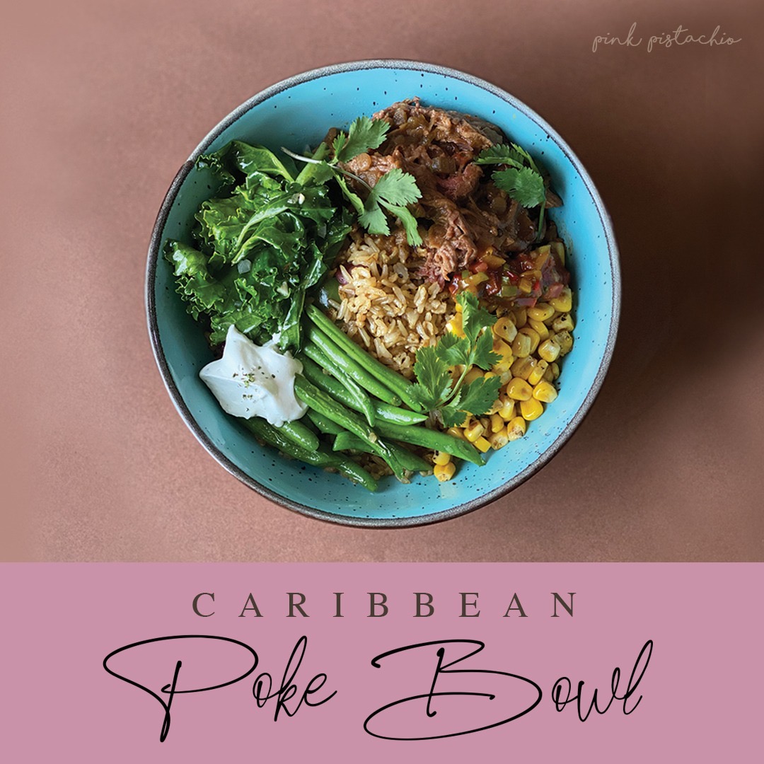 Caribbean with Pulled Beef 