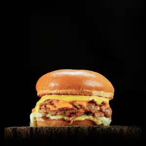 Double Smash Chicken Burger