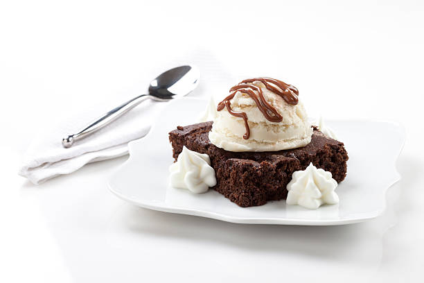 Nutella Brownie with Ice Cream