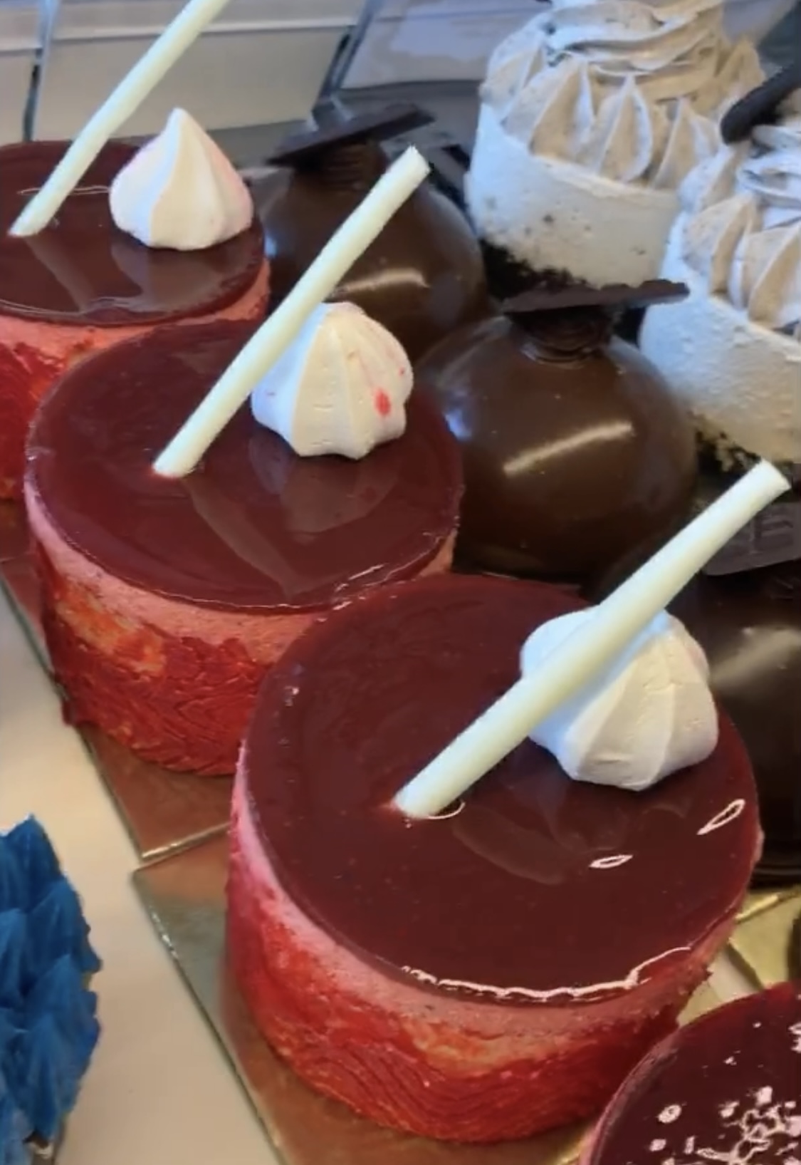 Strawberry Mousse Pastry