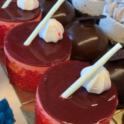 Strawberry Mousse Pastry
