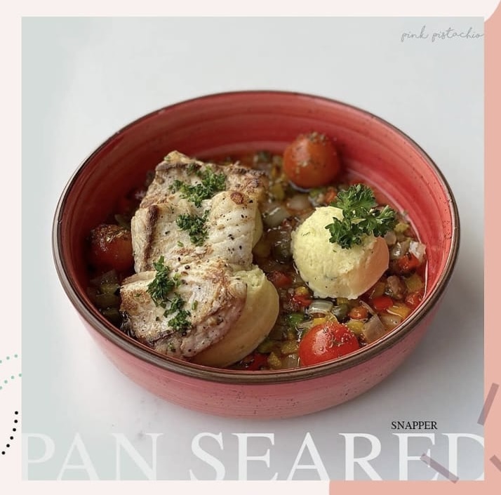 Pan Seared Red Snapper Fish