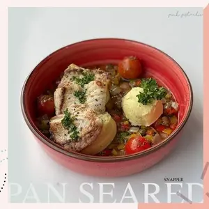 Pan Seared Red Snapper Fish