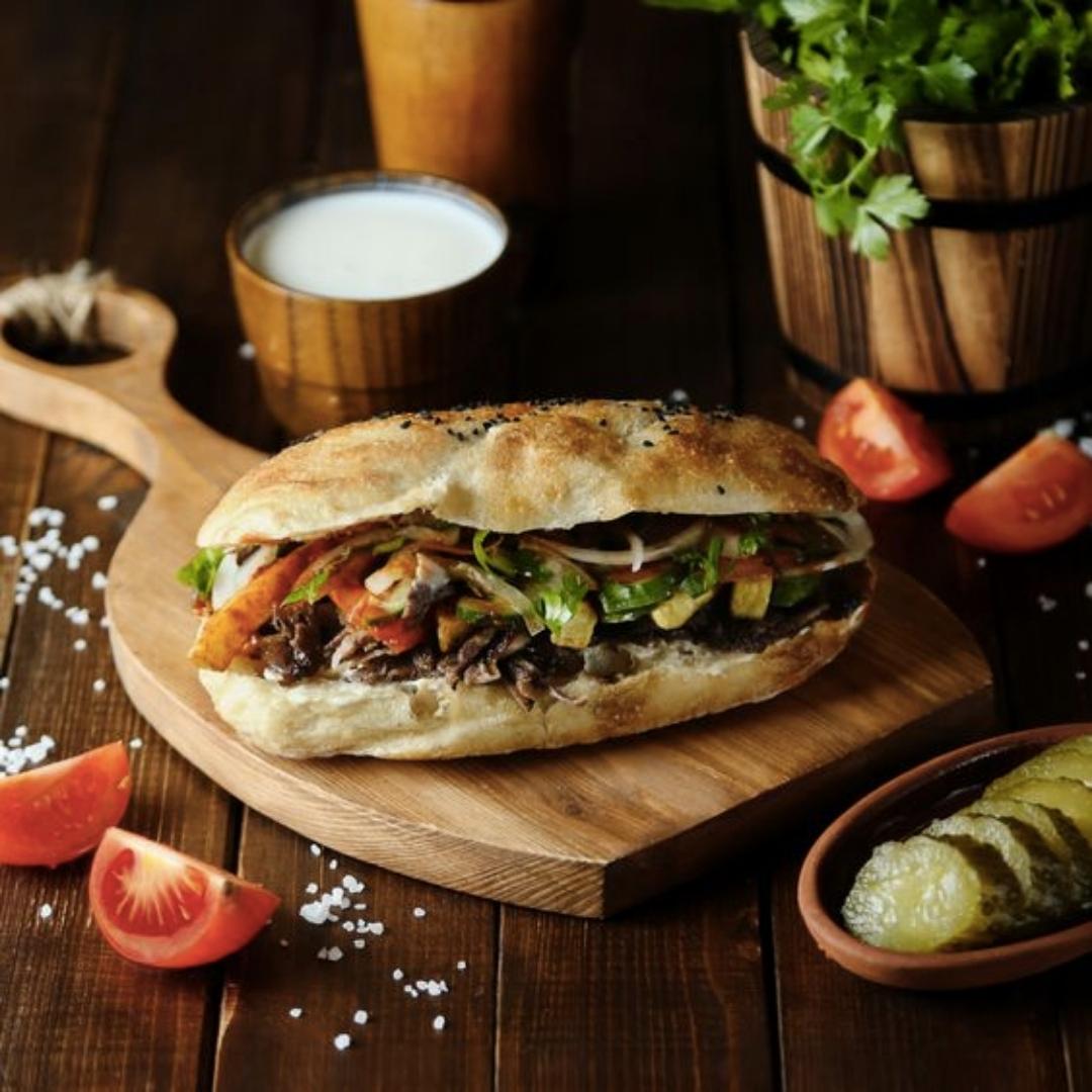 Lamb Kebab Sandwich