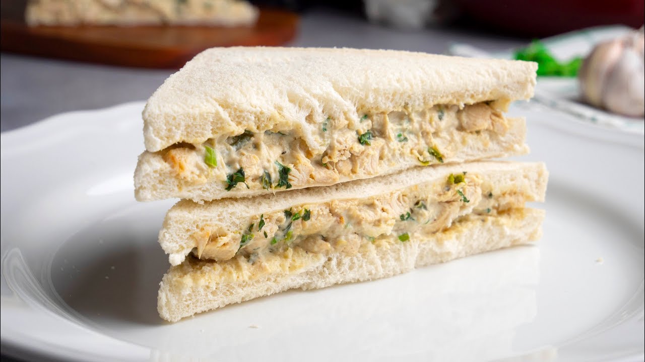 Chicken Malai Boti Sandwich