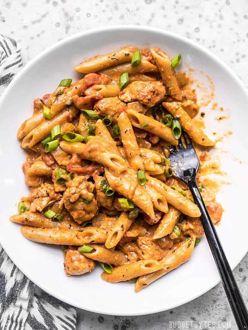 Cajun Bacon Pasta