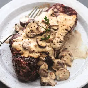 Cheese & Mushroom Steak