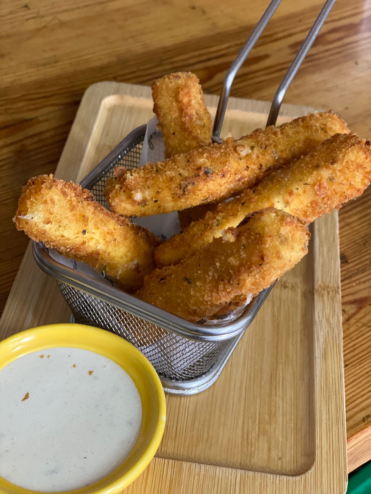 Breaded Cheese Sticks