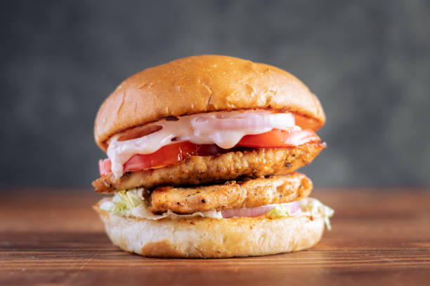 Cocktail Chicken Grilled Burger